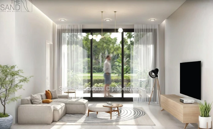 Duplex à vendre à Trou aux Biches, 216m², terrain en toute propriété, piscine commune