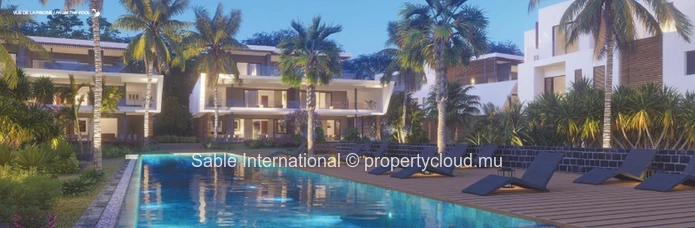 Luxurious Beachfront RES Apartment with Stunning Views! Live in luxury in Rivière Noire with communal pool, sea acces...