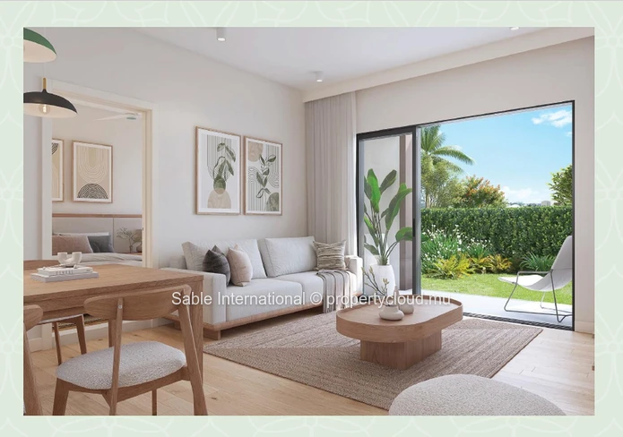 2 Bed Apartment in Roches Noires with Garden