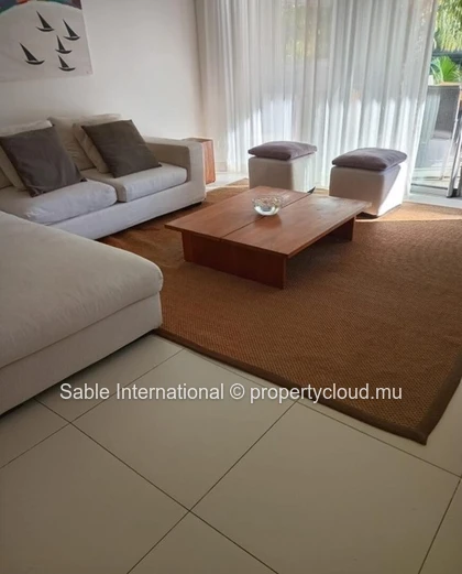 Appartement à vendre à Tamarin, 125m², 2 chambres, piscine commune, vue rivière et montagne. Meublé, climatisé,