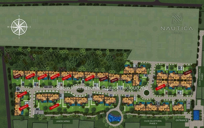Villa PDS à vendre, Grand Baie, 220m² habitable, 330m² terrain, 3 chambres, piscine privée, proche écoles et commerces