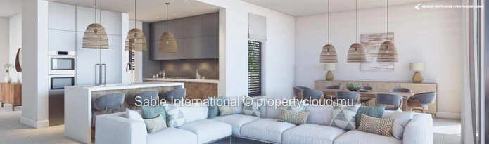 Luxurious Beachfront RES Apartment with Stunning Views! Live in luxury in Rivière Noire with communal pool, sea acces...