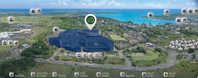 Appartements magnifiques avec vue sur la mer à Grand Baie, piscine commune