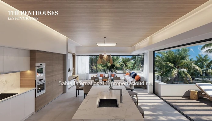 Luxury Penthouse in Trou aux Biches with Communal Pool & Sea Access 