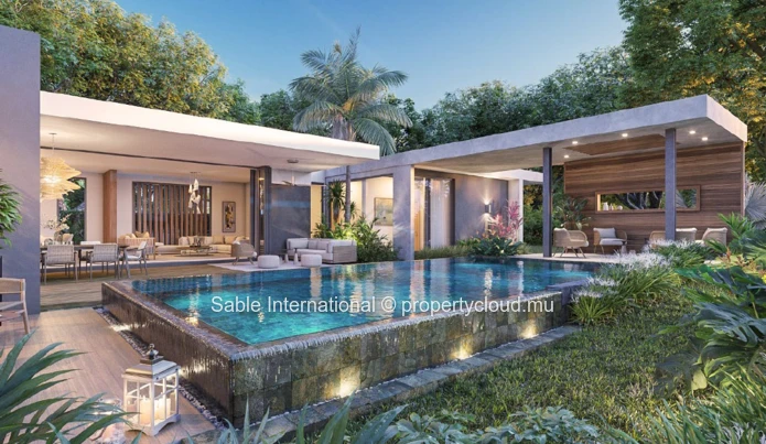 Domaine de villa de luxe avec piscine privée à Grand Baie