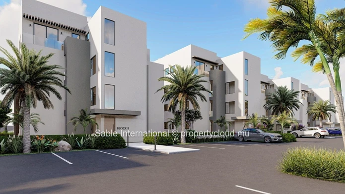 Luxurious Penthouse in Trou aux Biches with Communal Pool & Modern Amenities! 