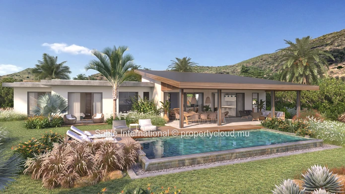 Stunning Villa with Private Pool in Tamarin, Black River - 271m² Living Space, Mountain Views