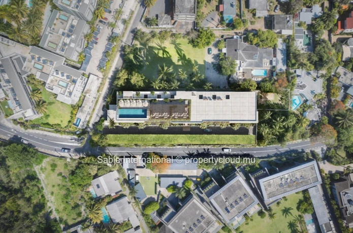 Superbe appartement à Péreybère, piscine sur le toit avec vue sur la mer