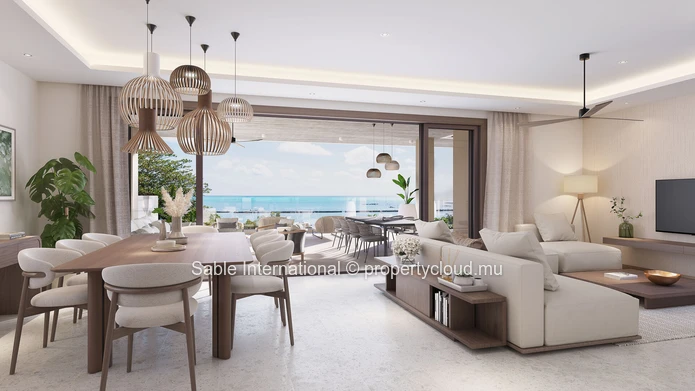 Luxury Penthouse in Roches Noires with Private Pool and Sea Views! 4 BR, Fitness Room, Close to Amenities 
