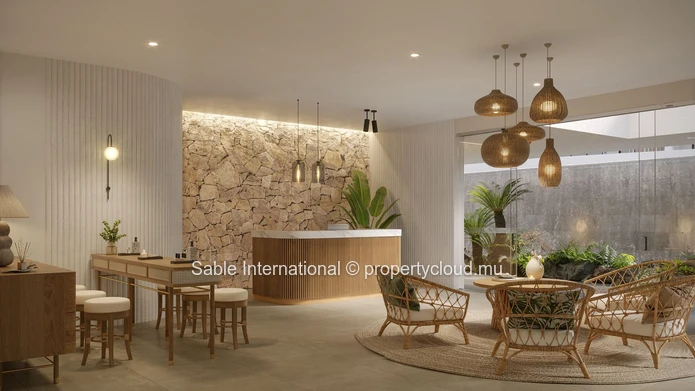 Modern vacation Apartment with Communal Pool in Bain Boeuf, 35m² Living Area, Exquisite Amenities!