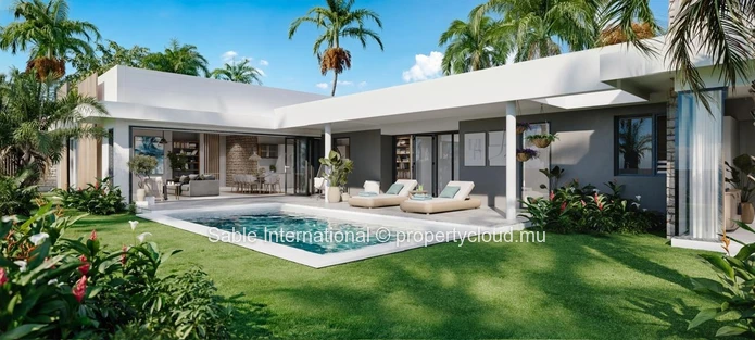 Domaine de villa de luxe avec piscine privée à Grand Baie