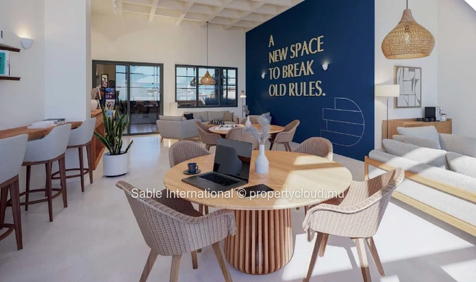 Appartement PDS de 100m² à Grand Baie, avec piscine commune, salle de gym et proche de toutes commodités. Prix: Rs.
