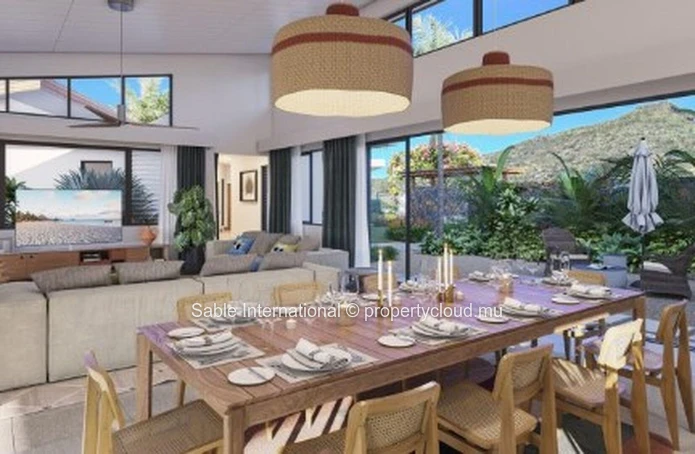 Luxury Villa PDS in Tamarin, Rivière Noire - Black River area | 5 bedrooms, private pool, mountain views | Close to a...