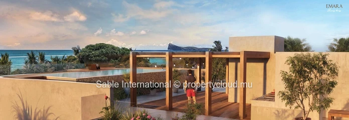 Luxurious 3-bedroom apartment in Péreybère with communal pool and rooftop access