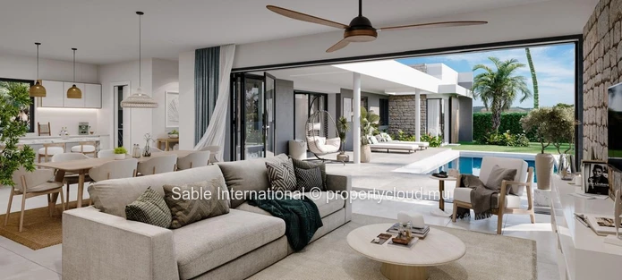 Domaine de villa de luxe avec piscine privée à Grand Baie