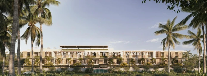 Superbe appartement à Péreybère, piscine sur le toit avec vue sur la mer