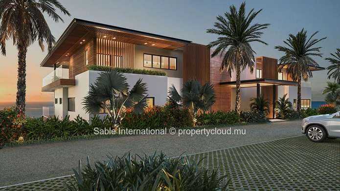 PDS à vendre à Tamarin, Rivière Noire - Black River. Extérieurs : LP, Parking, Veranda, Balcon, Piscine. Intérieurs :...