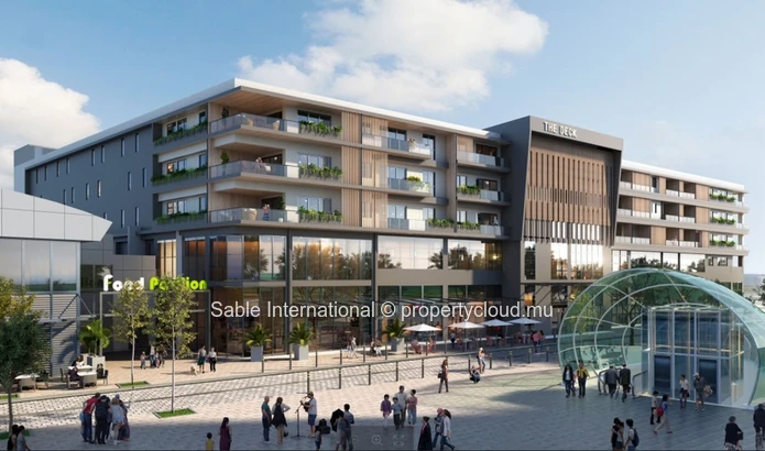 Appartement PDS de 100m² à Grand Baie, avec piscine commune, salle de gym et proche de toutes commodités. Prix: Rs.