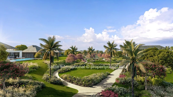Villa PDS à vendre à Grand Baie, 349m² habitables, terrain de 787m², 4 chambres, bureau, garage, salle de gym, proche...