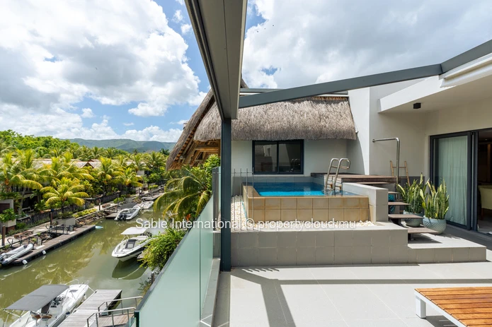 Luxury Penthouse with Private Pool in Tamarin - Beachfront, River & Mountain Views - Fully Furnished - Prime Location 