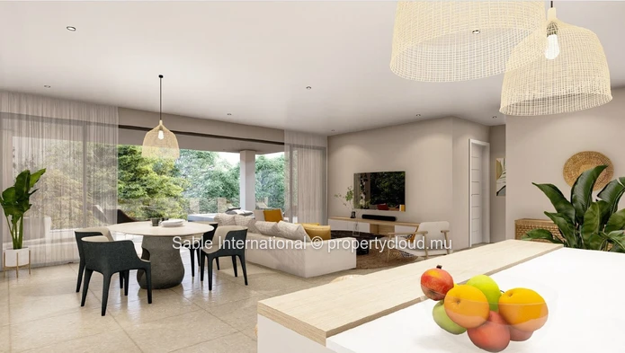 Luxurious Penthouse in Trou aux Biches with Communal Pool & Modern Amenities! 