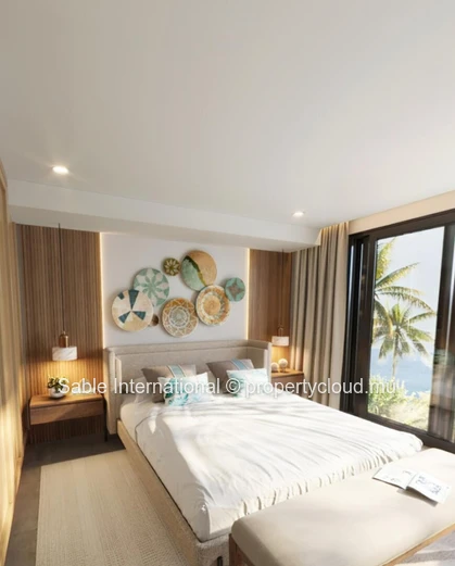 "Modern Apartment with Pool & Fitness Room in Pointe aux Piments, Trou aux Biches 