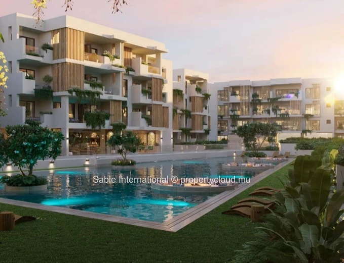 "Charming 2 Bedroom Apartment with Communal Pool in Bain Boeuf, Mauritius - Ideal for Mauritian Citizens! 