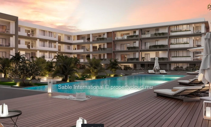 Appartements magnifiques avec vue sur la mer à Grand Baie, piscine commune