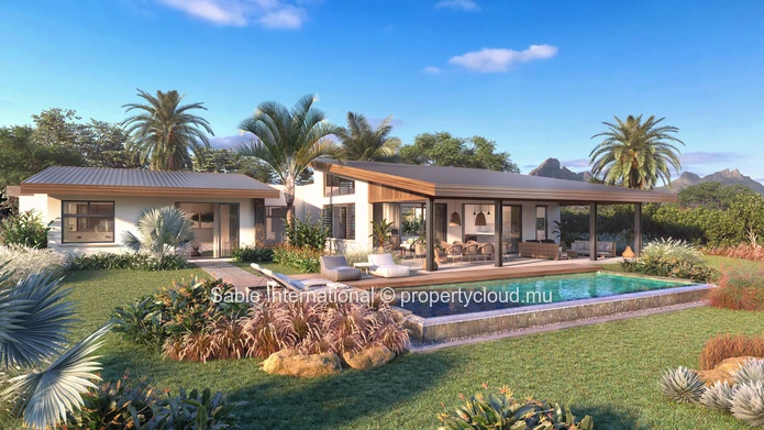 Luxury Villa PDS development with Private Pools in Tamarin - Black River: 271m² living space, 849m² land, 3 beds