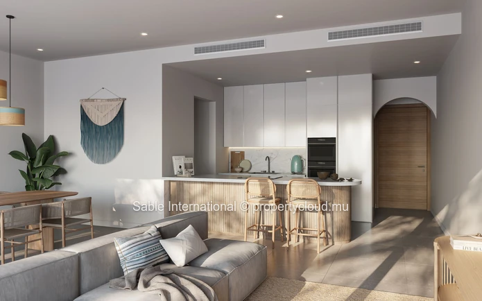 Luxurious Beachfront Penthouse in Flic en Flac with Stunning Sea Views and Top Amenities