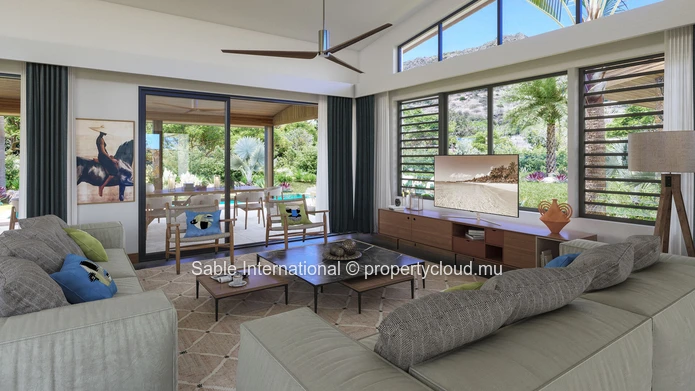 Luxurious Villa PDS with Private Pool in Tamarin, Rivière Noire - Black River Area - Mountain Views - Close to School...