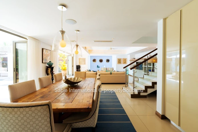 Luxurious Villa PDS with Private Pool and Stunning Sea Views in Péreybère! Close to Beach, Shops, and Golf Course. Fu...