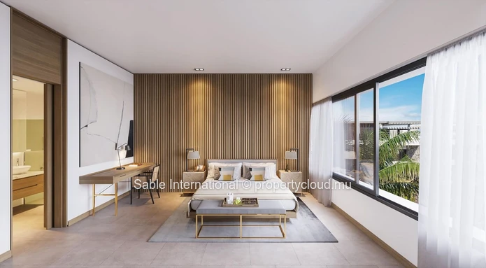 Luxury Penthouse in Trou aux Biches with Communal Pool & Sea Access 
